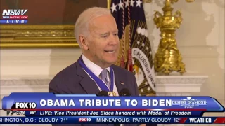 MUST WATCH: Tearful, EMOTIONAL Joe Biden SPEAKS After Receiving Surprise Medal of Freedom - FNN