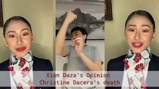 Xian Gaza's personal opinion about Christine Dacera's Death