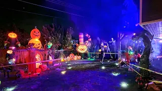 Halloween Night Live!  Trick or Treat and Backyard Haunt part 2
