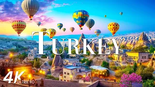 FLYING OVER TURKEY (4K Video UHD) - Peaceful Piano Music With Beautiful Nature For Relaxation