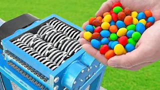 EXPERIMENT M&M Candy VS SHREDDER