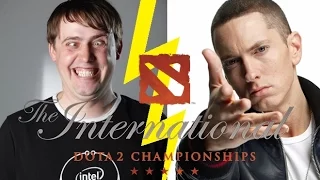 DOTA2 @ The International 2016 v1lat vs. Eminem rap god battle DOTA #TI6 #TI2016 #International