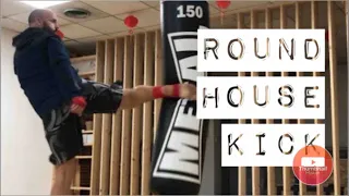 Middle roundhouse kick - Chudan Mawashi Geri - Tae Glaang - Đá vòng