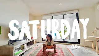 just another typical saturday vlog | cleaning, running, korean food