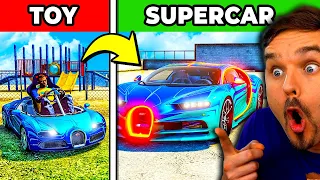 Upgrading TOY Cars to GOD Supercars in GTA 5! (WOAH!)