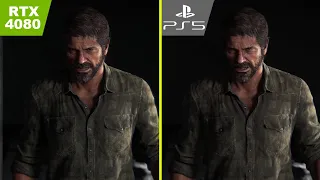 The Last of Us Part I RTX 4080 vs PS5 Cutscenes Graphics Comparison | GIGABYTE GEFORCE RTX4080 Eagle