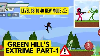 Extreme stickman vs zombies shooter in part-1(level  36 to. 40)