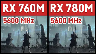 RX 760M vs. RX 780M in Gaming (both 5600 Mhz RAM) - AMD Laptop iGPUs // RDNA 3