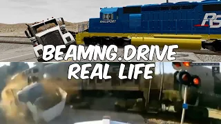Train Crash Recreations in BeamNG Drive 3