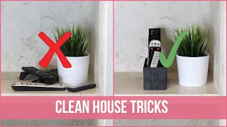 10 simple tricks to make your house LOOK CLEAN | OrgaNatic