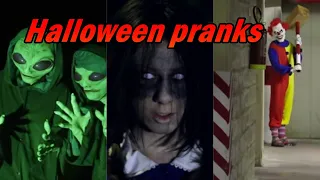 SCARY Halloween Prank On Friends!| Pennywise VS Valak! (Who's Scarier?!)