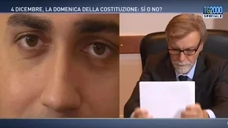 4 dicembre, "La domenica della Costituzione: sì o no?" Intervista a Luigi Di Maio e Graziano Delrio