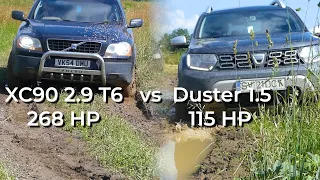 Volvo XC90 VS Dacia Duster 4x4 Mud Offroad