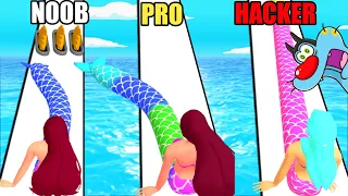 NOOB vs PRO vs HACKER | In Mermaid Stack | With Oggy And Jack | Rock Indian Gamer |