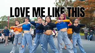 KPOP IN PUBLIC NMIXX LOVE ME LIKE THIS DANCE COVER INDONESIA