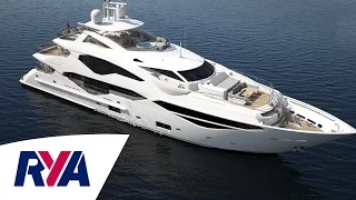 Sunseeker 131 Luxury Super Tri-Deck Yacht Boat Tour -  London Boat Show 2016