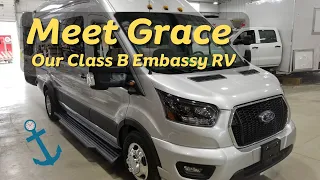 2023 Ford Transit Class B Embassy RV - Meet Grace (episode 7)