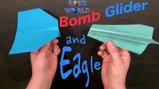 2 EASY Paper Planes! - Boomerang Glider and Eagle