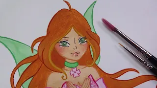 Drawing The Winx Club: Flora 🌸