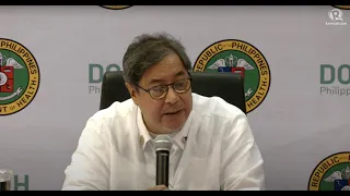 Health Secretary Ted Herbosa holds media forum