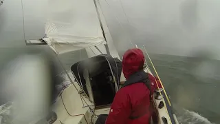 Autumn solo sailing and anchoring. (No autopilot) Maxi 77