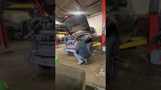 Range Rover sport 5.0 how to remove engine body frame