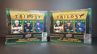 🆕️ 2022-23 Upper Deck Trilogy Hockey 🏒  Hobby Box Break (×2) #nhl #hockeycards #upperdeckTrilogy