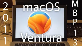 How to Install macOS Ventura using OCLP  - MacBookPro 8,1