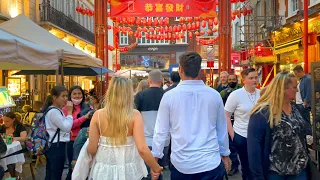 Lively Chinatown & Soho London Walk, 2021 [4K HDR]