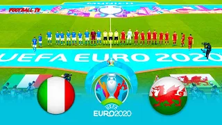 PES 2021 - ITALY vs WALES - UEFA EURO 2020 - Gameplay Match PC