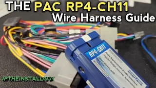 Pac RP4-CH11 wire harness instructions and troubleshooting