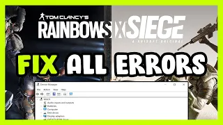 FIX Rainbow Six Siege Crashing, Freezing, Not Launching, Stuck & Black Screen