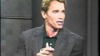 David Letterman with Arnold Schwarzenegger - 1991 - pt. 2 of 2