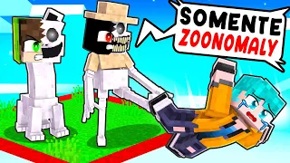 PRESOS em uma CHUNK com ZOONOMALY no Minecraft