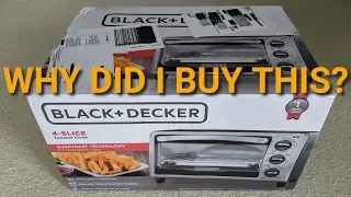 Black and Decker 4-Slice Toaster Oven Review (TO1313SBD) NEW ❤️