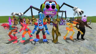 NEW GLAMROCK FOXY, GLAMROCK BONNIE AND ALL ANIMATRONICS!! Garry's Mod Sandbox [FNAF SECURITY BREACH]