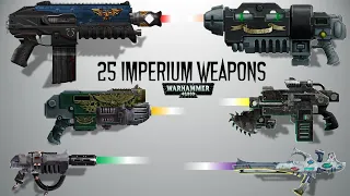 25 Imperium Weapons - Plasma/Laser/Graviton/Kinetics/Antimatter/Chem... Warhammer 40K