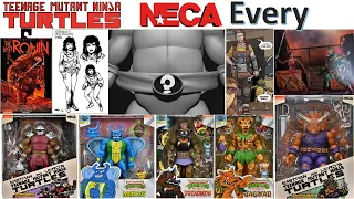 Every NECA Comic TMNT Teenage Mutant Ninja Turtles Comparison List