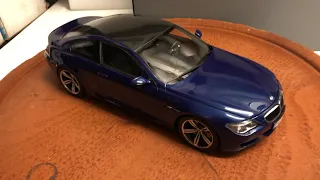 Kyosho BMW M6 E63 Interlagos Blue police 80430413351 1:18 Dealer Edition