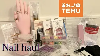 HUGE NAIL SUPPLIES HAUL FROM TEMU // SUPER AFFORDABLE NAIL ART