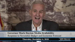 Governor Mark Dayton Media Availability  12/6/18