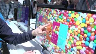 Samsung SC77 Touch 60 Degree Tilting Touchscreen LCD Monitor - Linus Tech Tips CES 2013