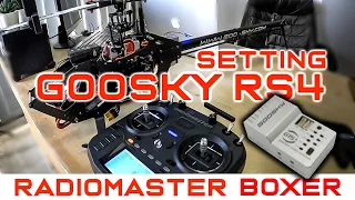 Setting Goosky RS4 (GTS Gyro) using Radiomaster Boxer EdgeTX OpenTX