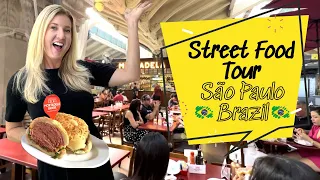 Exploring São Paulo's Street Food Paradise - Street Food Tour São Paulo Brazil 🇧🇷