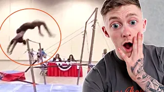 THE BEST GYMNASTICS FAILS I'VE EVER SEEN!