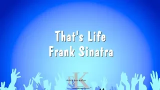 That's Life - Frank Sinatra (Karaoke Version)