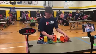 NORTHWEST ILLINOIS SPORT STACKING TOURNAMENT 2024: 3-6-3 FINALS