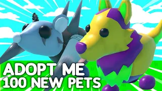 I Made 100 Players Make New Adopt Me Pets! Roblox Adopt Me New Pet Ideas Competition!