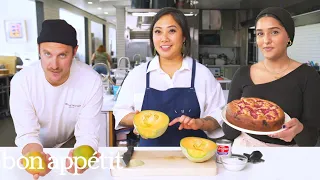4 Pro Chefs Turn Fruit Into Dessert | Test Kitchen Talks | Bon Appétit