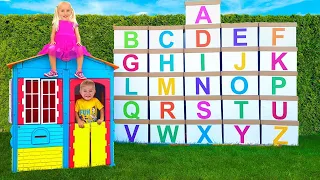 Learn English Alphabet / ABC Collection with Katya and Dima